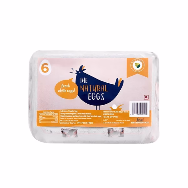 Fresh White Eggs